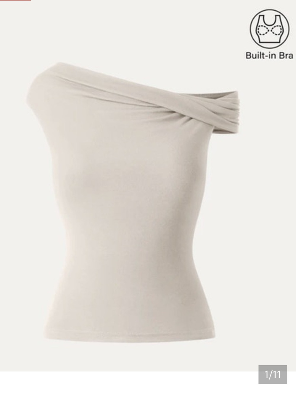 NWT OGL Top Size Small Eco-SkinKiss Multi-wear Versatile Brami Top Cream